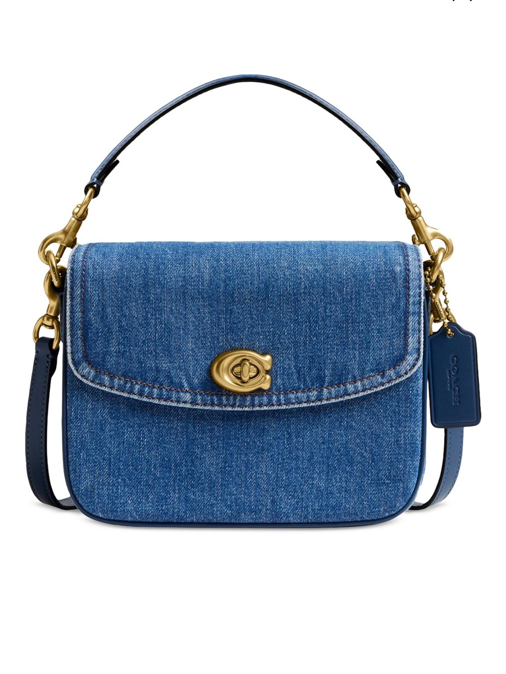 Coach Cassie Mini Denim Crossbody Bag 19